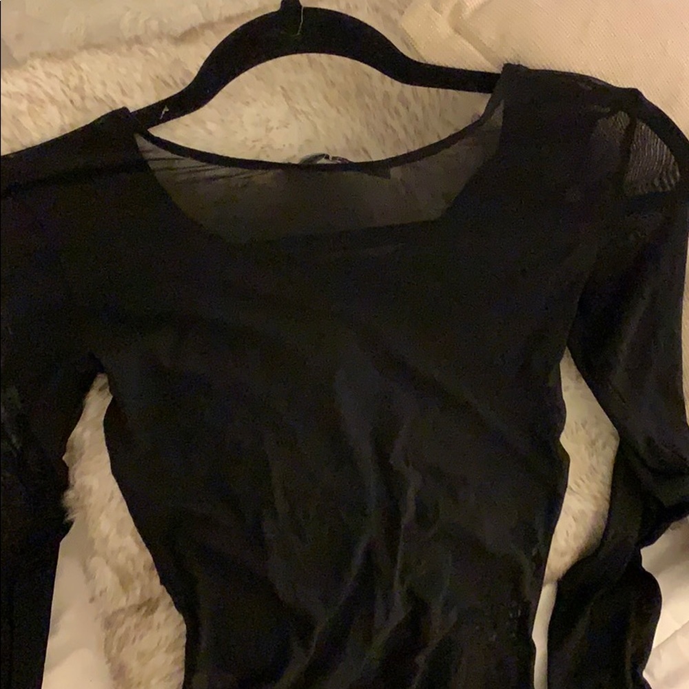 Nasty gal mesh bodysuit with triangle coverage - Picture 8 of 8